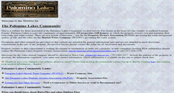 Desktop Screenshot of palominolakes.org