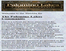 Tablet Screenshot of palominolakes.org